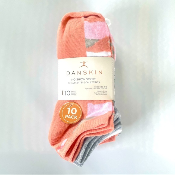 Danskin Accessories - Danskin women’s no show socks white gray 10 pack